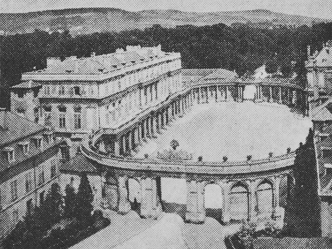 Platz vor dem Regierungspalais in Nancy.